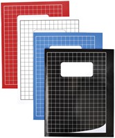 Schrift Qbasic 210x165mm ruit 10mm 80blz 70gr assorti-2