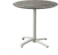 VEBA X Cross terrasstafel Ø70 cm (rond) - Galaxy Marble - Zand