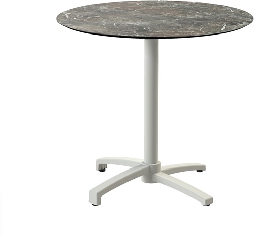 VEBA X Cross terrasstafel Ø70 cm (rond) - Galaxy Marble - Zand