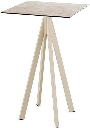 VEBA Infinity statafel 70x70cm (vierkant) - Moonstone - Zand