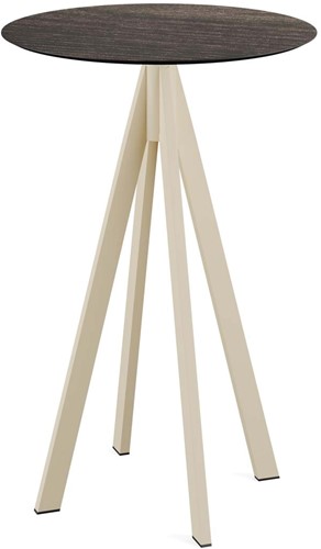 VEBA Infinity statafel Ø70 cm (rond) - Riverwashed wood - Zand