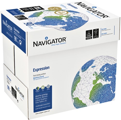 Kopieerpapier Navigator Expression A4 90gr wit 500 vel-2