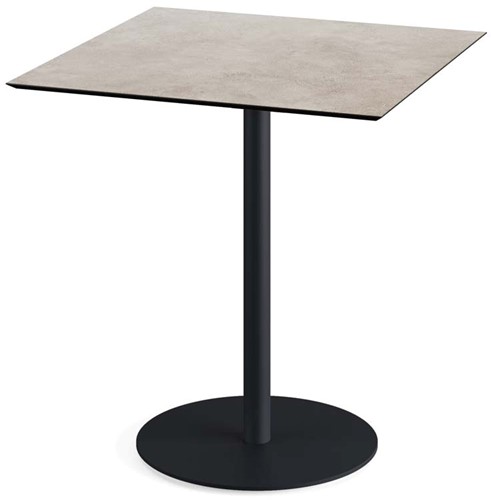 VEBA Urban terrastafel 70x70cm (vierkant) - Moonstone - Zwart