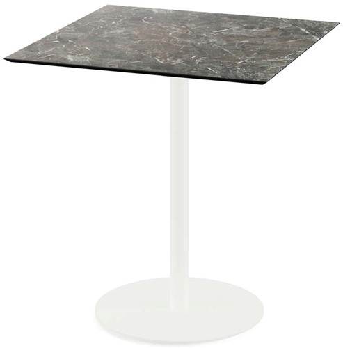 VEBA Urban terrastafel 70x70cm (vierkant) - Galaxy Marble - Wit