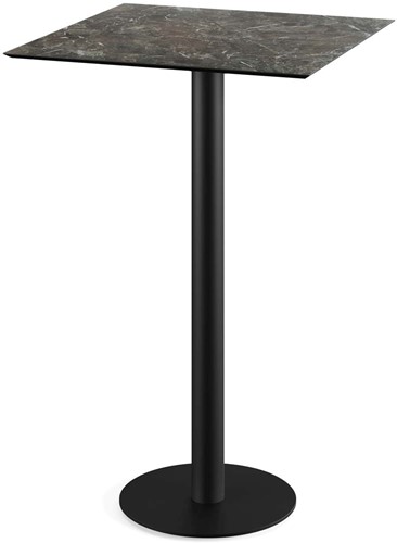 VEBA Urban statafel 70x70cm (vierkant) - Galaxy Marble - Zwart