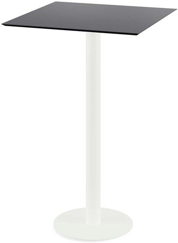 VEBA Urban statafel 70x70cm (vierkant) - Zwart - Wit