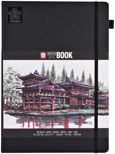 Schets-notitieboek Sakura A4 wit