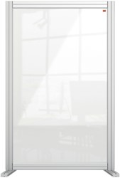 Bureauscherm Nobo modulair transparant acryl 60x100cm