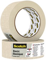 Afplaktape Scotch Basic 48mmx50m beige-1