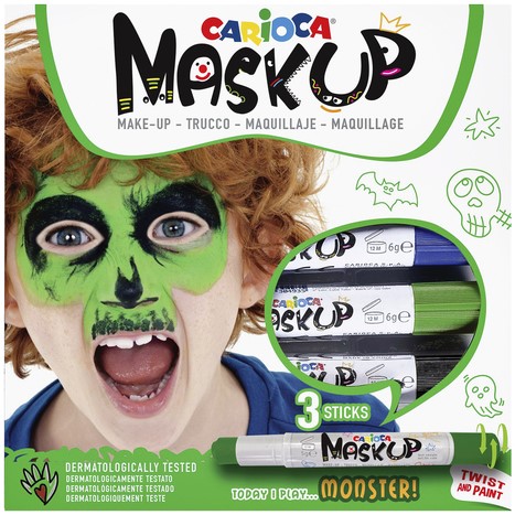 Schminkstift Carioca make-up monster set à 3 kleuren