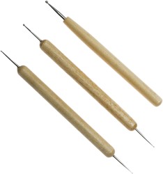 Bolnaald Conda 12-14cm hout 3 stuks