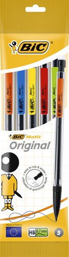 Vulpotlood Bic Matic Classic 0.7mm zak à 5 stuks