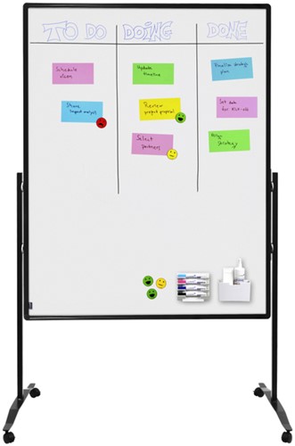 Scheidingswand + whiteboard Legamaster Premium 150x120cm gelakt staal-3