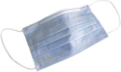 Mondkapje Office 3-Laags blauw