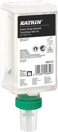 Handzeep Katrin Neutral schuim touchfree 500ml 48410