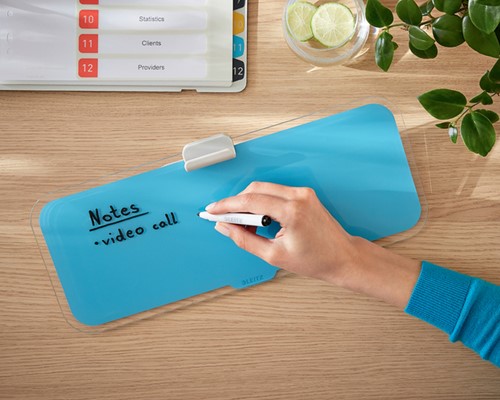 Glas Desktop Pad Leitz Cosy blauw-2