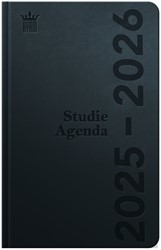 Schoolagenda 2025-2026 Ryam Studie DeLuxe 7dagen/2pagina's zwart