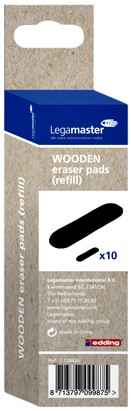 Navulling whiteboardwisser Legamaster zwart 10 stuks-3