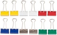 Papierklem MAUL 215 foldback 19mm capaciteit 7mm assorti 12 stuks-3