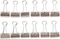 Papierklem MAUL 215 foldback 19mm capaciteit 7mm zilver 12 stuks-6