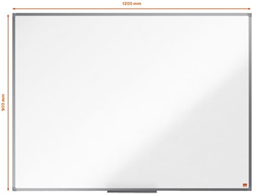 Whiteboard Nobo Essence magnetisch 90x120cm staal-1