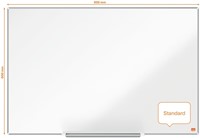 Whiteboard Nobo Impression Pro 60x90cm staal-4