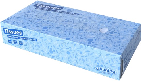 Facial tissues Cleaninq F1 2-laags 100 vel wit-2
