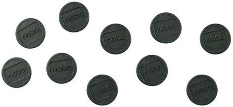 Magneet Nobo 24mm zwart 10 stuks-3