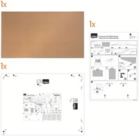 Prikbord Nobo Impression Pro widescreen 50x89cm kurk-6