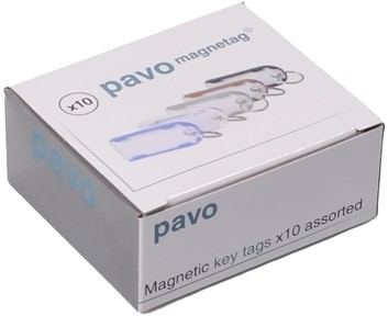 Sleutellabel Pavo magnetisch assorti 10 stuks-3