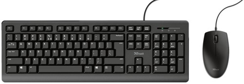 Toetsenbord Trust Primo + muis QWERTY zwart-2
