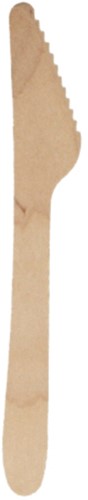 Mes IEZZY 160mm hout 100 stuks