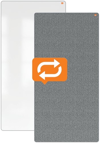 Draagbaar whiteboard en memobord Nobo Move & Meet 1800x900mm-2