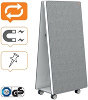 White- en Memobord systeem Nobo Move & Meet 90x180cm-8