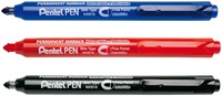 Viltstift Pentel NXS15 1mm rood-3