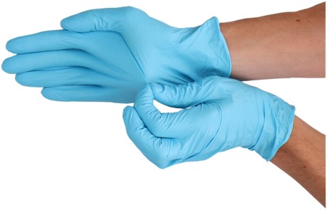 Handschoen CMT S nitril blauw 100 stuks-2
