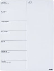 Magnetische planner Desq week 40x30cm magnetisch