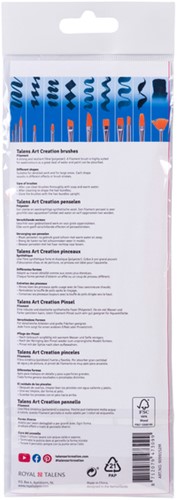 Penseel Talens Art Creation filament 12 stuks S-1