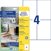 Etiket Avery LR3483-10 105x148mm recycled wit 40 stuks-3
