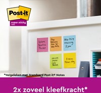 Memoblok Post-it 622 Super Sticky 47,6x47,6mm Cosmic 12 stuks-1