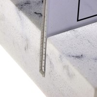 Kaarthouder Europel A4 Polystone wit-1