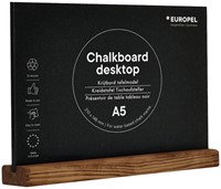 Krijtbord Europel tafelmodel A5 liggend natural-1