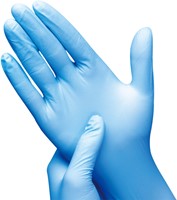 Handschoen Hynex nitril L blauw 3.5g pak à 100 stuks-2