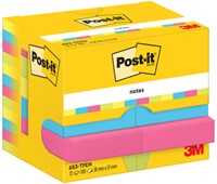 Memoblok 3M Post-it 653 38x51mm neon assorti kleur 12 stuks-2