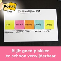 Memoblok 3M Post-it 654 76x76mm Energetic Colours 6 stuks-1