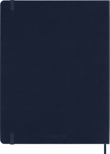 Notitieboek Moleskine XL 190x250mm blanco hard cover sapphire blue-2