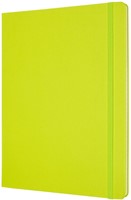 Notitieboek Moleskine XL 190x250mm lijn hard cover lemon green-3