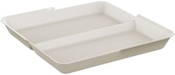 Bord Circulware Circulplate 1100ml 2-vaks herbruikbaar 12 stuks