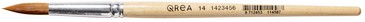 Penseel Qrea synthetisch haar nr 14 breedte 9,6mm