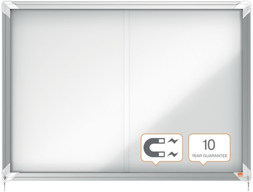 Binnenvitrine Nobo Premium Plus 8xA4 schuifdeur magnetisch-3